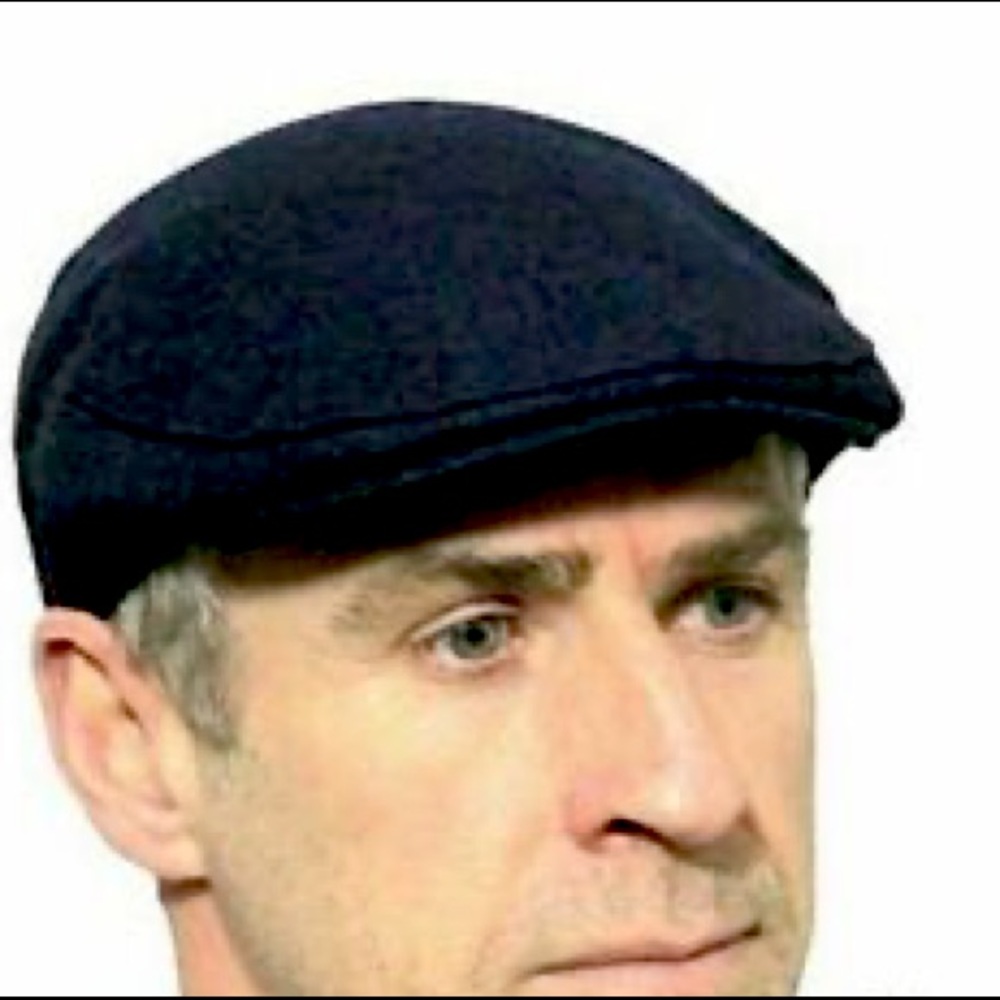 Major Wear Men's Navy Woolmix Coloured Flat Cap Pinky Binder